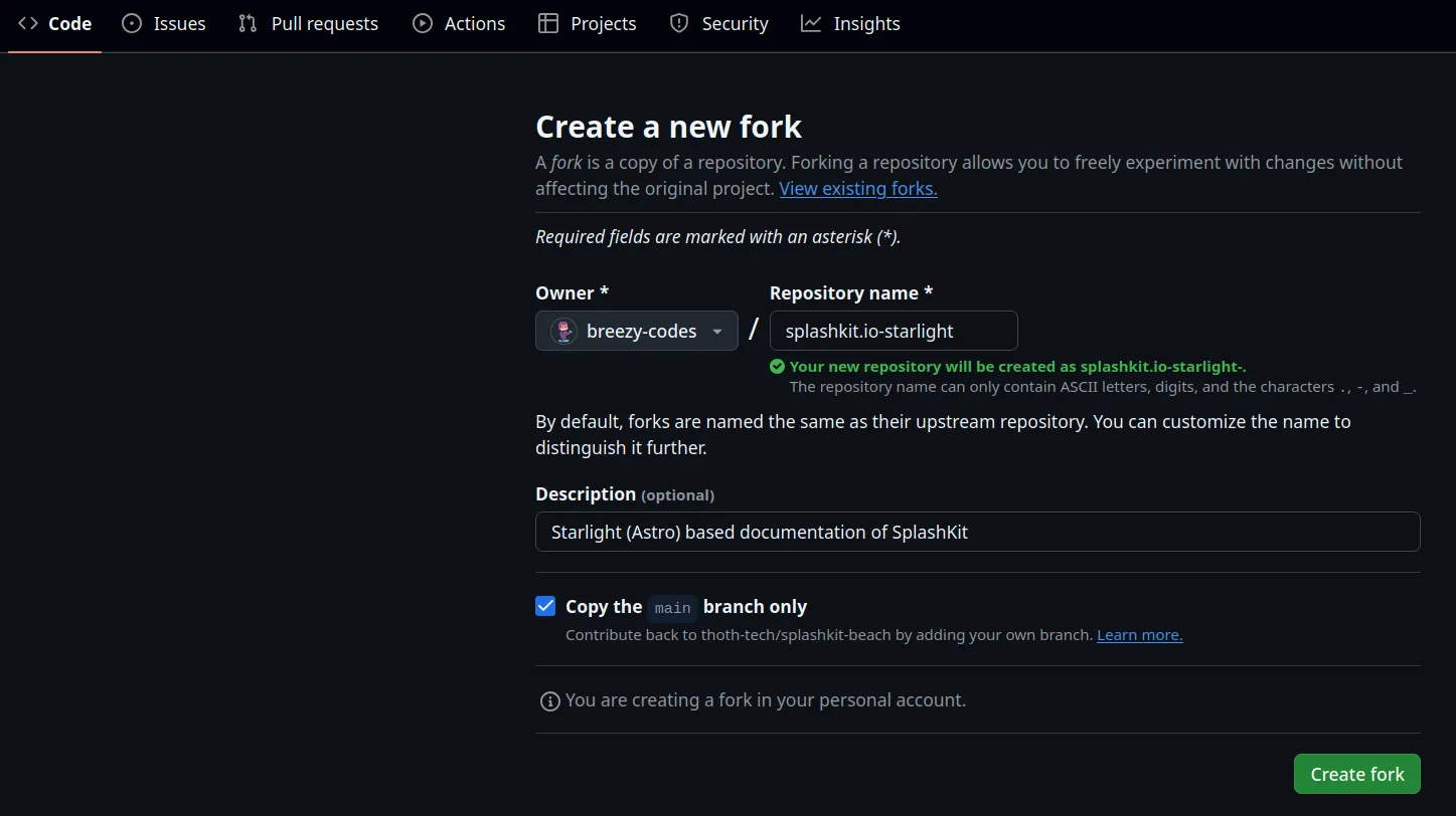 splashkit fork